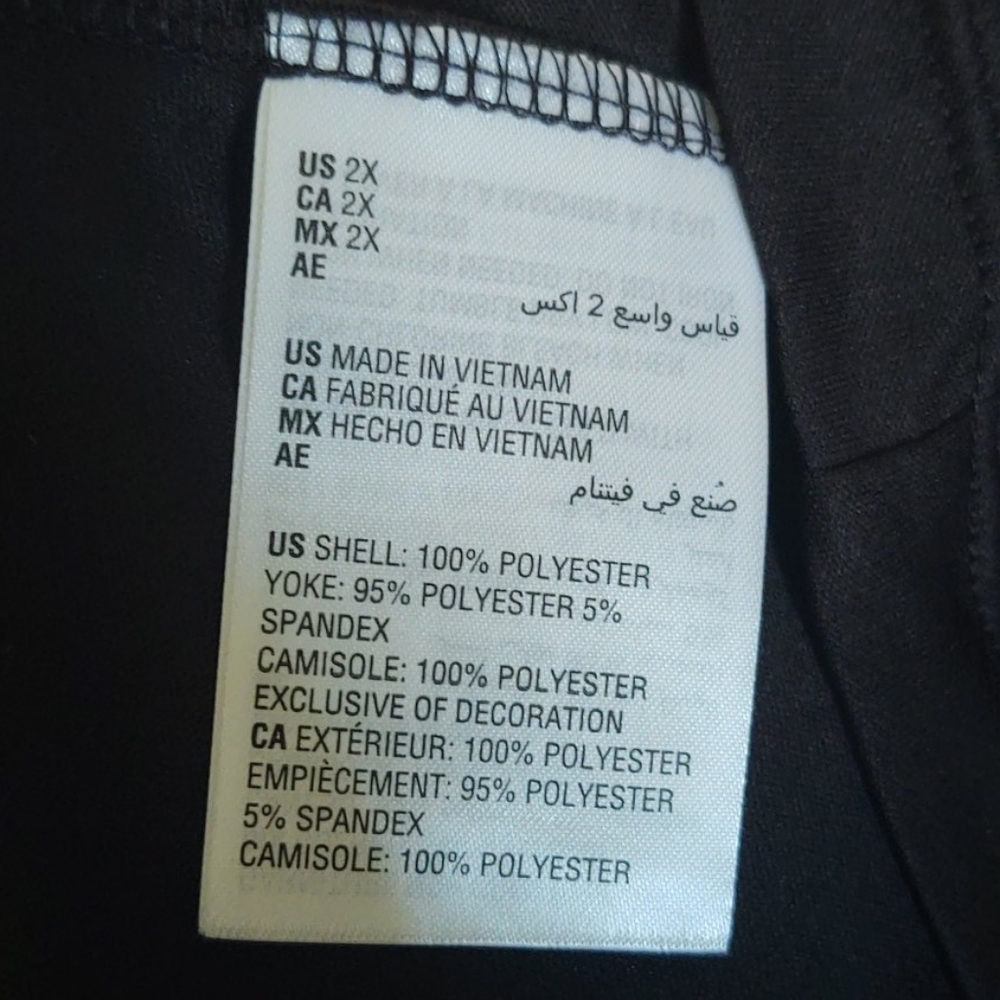 Style & Co Black Sheer Top - Picture 8 of 8